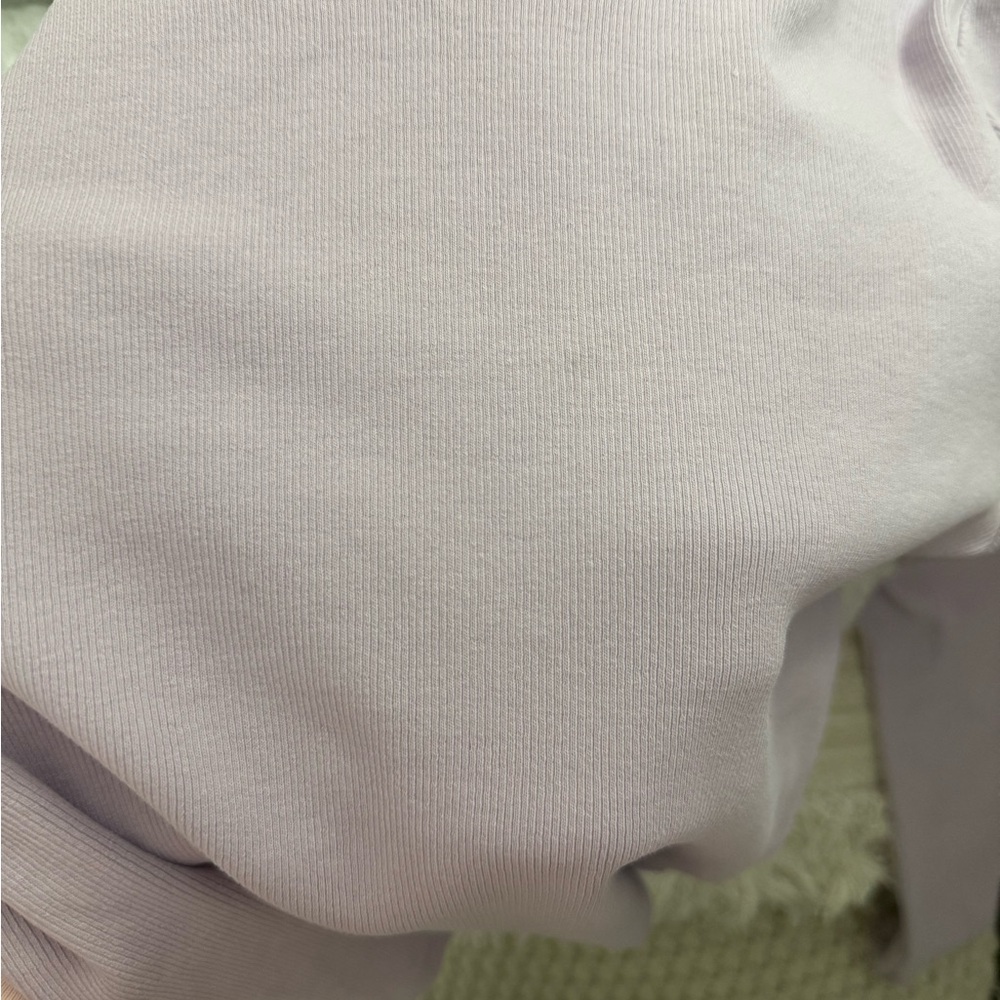TNA Lavender Cropped Long-Sleeve Crewneck Top - Picture 12 of 12